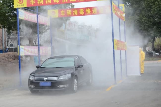 常州曲辰車(chē)輛消毒通道