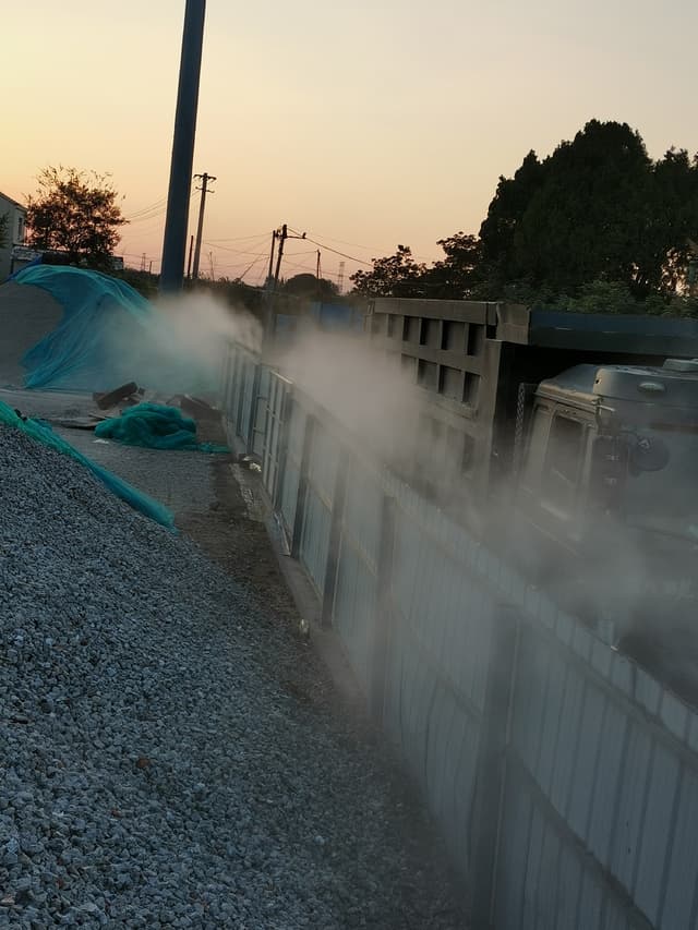 江陰圍擋噴淋項目